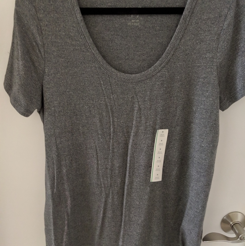 Gray Basic T-shirt